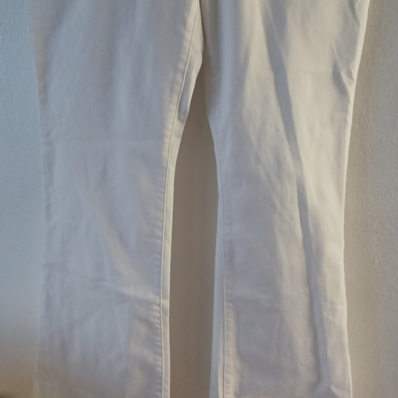 Wit & Wisdom Optic White High Rise Luxe Touch Itty Bitty Boot Elastic Waistband - Picture 4 of 7